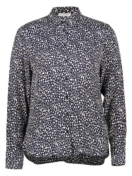 Eterna Koszula w kolorze granatowo-białym rozmiar: 36. Białe koszule damskie Eterna, bez wzorów, z wiskozy, bez kołnierzyka, bez ramiączek. Za 91.77 zł.