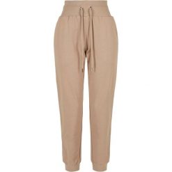 Damskie spodnie dresowe z wysokim stanem Urban Classics Organic. Brązowe spodnie dresowe damskie Urban Classics, bez wzorów, z dresówki. Za 244.50 zł.