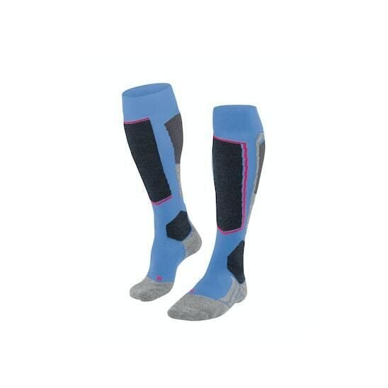Podkolanówki damskie Falke SK2 Intermediate Vegan. Niebieskie skarpetki damskie Falke, bez wzorów, z lyocellu. Za 194.00 zł.