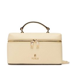 Torebka Furla. Żółte torebki wieczorowe damskie Furla, bez wzorów, bez dodatków. Za 944.99 zł.