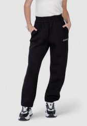 Spodnie Kobieta GUESS ACTIVE CECILIA SCUBA JOGGER. Czarne spodnie sportowe damskie Guess Active, s, z aplikacjami, z lycry. Za 344.25 zł.