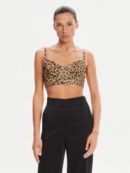 NORMA KAMALI Góra od bikini KK324YPL325656 Brązowy. Brązowe bikini Norma Kamali, bez wzorów, z syntetyku. Za 519.99 zł.
