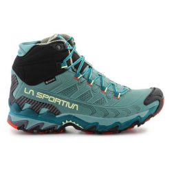 Buty Trekkingowe La Sportiva Ultra Raptor Ii Mid Leather Ws Gtx 34L734900 zielone. Zielone obuwie trekkingowe damskie z gore-texu, bez zapięcia. Za 1,324.15 zł.