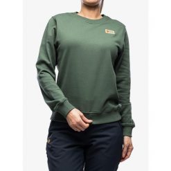 Bluza bawełniana damska Fjallraven Vardag Sweater. Zielone bluzy damskie Fjällräven, xs, bez wzorów, z bawełny, bez kaptura. Za 329.99 zł.