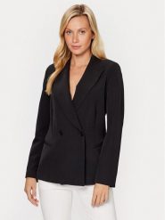 Liu Jo Marynarka WA3433 T7896 Czarny Regular Fit. Czarne marynarki i żakiety damskie Liu Jo, bez wzorów, z syntetyku. Za 939.99 zł.