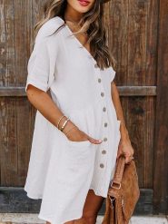 LA Angels Sukienka w kolorze białym rozmiar: S. Białe sukienki damskie LA Angels, bez wzorów, z bawełny, bez ramiączek. Za 148.61 zł.