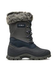 CMP Śniegowce Magdalena Snowboots 3Q76455J Szary. Szare kozaki dziewczęce CMP, bez wzorów, z materiału, bez obcasa, bez zapięcia. Za 269.99 zł.