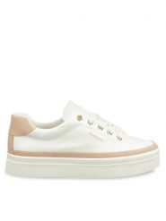 Gant Sneakersy Avona Sneaker 28538448 Biały. Białe obuwie sportowe damskie Gant, z materiału, bez zapięcia. Za 299.99 zł.