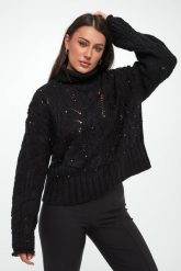 Golf damski z wełną LIU JO. Golfy damskie Liu Jo, l, bez wzorów, z wełny, bez ramiączek. Za 719.00 zł.