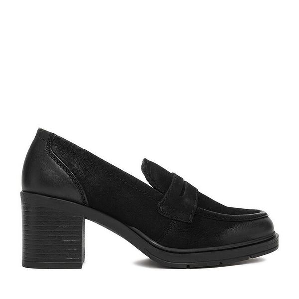 Półbuty Lasocki. Czarne czółenka damskie Lasocki, bez wzorów, bez obcasa, na obcasie, bez zapięcia. Za 229.99 zł.