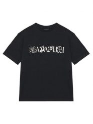 Napapijri T-Shirt S-Acadia NP0A8B3J Czarny Loose Fit. Czarne t-shirty i koszulki chłopięce Napapijri, bez wzorów, z bawełny, bez kołnierzyka, bez ramiączek. Za 129.99 zł.