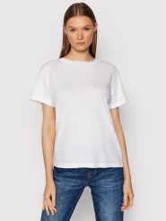 Marc O'Polo T-Shirt B01 2100 51117 Biały Regular Fit. Białe t-shirty damskie Marc O'Polo, xl, bez wzorów, z bawełny, bez kołnierzyka. Za 129.99 zł.
