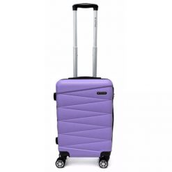 Walizka na kółkach Sapphire ST-2240 fioletowa - mała S DUO. Fioletowe walizki SAPPHIRE, bez wzorów, z kauczuku, małe. W wyprzedaży za 84.80 zł.