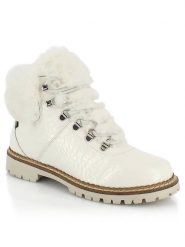 Kimberfeel Botki "Vicky" w kolorze białym rozmiar: 40. Białe botki damskie Kimberfeel, z materiału, bez obcasa, bez zapięcia. Za 521.99 zł.