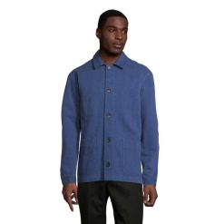 Overshirt Sol's Mael. Niebieskie kombinezony damskie SOL'S, m, bez wzorów, z bawełny, bez kołnierzyka, bez ramiączek. Za 289.50 zł.