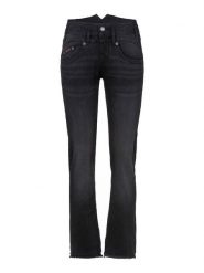 Herrlicher Dżinsy - Slim fit - w kolorze czarnym rozmiar: W32. Czarne jeansy damskie Herrlicher. Za 241.56 zł.