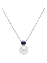 U.S. Polo Assn. Naszyjnik z zawieszką - dł. 38 cm rozmiar: onesize. Szare naszyjniki damskie U.S. Polo Assn., z perłą, metalowe. Za 139.87 zł.