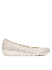 Caprice Baleriny 9-22161-44 Beżowy. Brązowe balerinki damskie Caprice, bez wzorów, ze skóry. Za 275.99 zł.