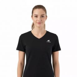 Koszulka sportowa Performance damska. Czarne koszulki sportowe damskie FJORK MERINO, s, bez wzorów, z elastanu, bez ramiączek, trekkingowe. Za 399.00 zł.