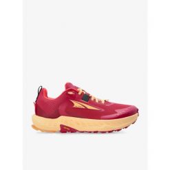 Buty trailowe damskie Altra Timp 5. Czerwone obuwie sportowe damskie Altra, bez zapięcia, do biegania. Za 543.99 zł.