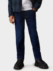 Calvin Klein Jeans Jeansy Authentic IB0IB02188 Granatowy Regular Fit. Niebieskie jeansy chłopięce Calvin Klein Jeans, z bawełny. Za 179.99 zł.