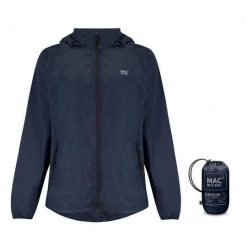 Mac in a Sac - Płaszcz przeciwdeszczowy - Granatowy. Niebieskie płaszcze damskie Mac In A Sac, l, bez wzorów, z materiału, bez kaptura. Za 306.00 zł.