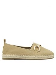 DeeZee Espadryle WSS21182-01 Beżowy. Brązowe espadryle damskie DeeZee, bez wzorów, z materiału, bez obcasa. Za 62.99 zł.