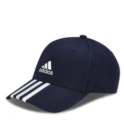 Czapka z daszkiem adidas. Niebieskie czapki z daszkiem damskie Adidas, bez wzorów. Za 99.99 zł.
