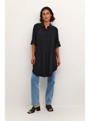 Kaffe Bluzka w kolorze czarnym rozmiar: 38. Czarne bluzki damskie Kaffe, bez wzorów, z bawełny, bez kołnierzyka, bez ramiączek. Za 78.99 zł.