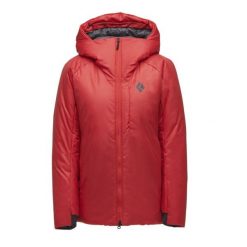 Parka dla kobiet Black Diamond Belay. Czerwone parki damskie Black Diamond, na zimę, bez kaptura. Za 1,362.50 zł.