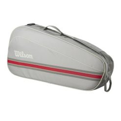 Torba Na Rakiety Tenisowe Team 3 Jeden Rozmiar. Szare torby sportowe Wilson, bez wzorów, z materiału. Za 238.00 zł.