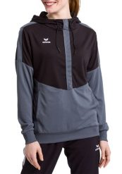 Damska bluza z kapturem Erima Squad. Brązowe bluzy damskie Erima, bez wzorów, z bawełny, z kapturem. Za 182.05 zł.