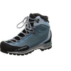 Buty trekkingowe damskie La Sportiva La Trango Tech Gtx. Niebieskie obuwie trekkingowe damskie La Sportiva, z materiału, za kostkę, bez zapięcia. Za 1,209.35 zł.