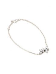 Pandora Srebrna bransoletka z elementem ozdobnym rozmiar: 20. Szare bransoletki damskie Pandora, srebrne. Za 260.99 zł.