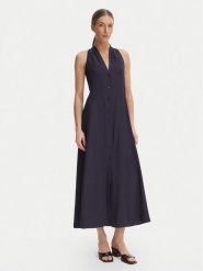 Marella Sukienka letnia Girino 2615221031 Granatowy Regular Fit. Niebieskie sukienki damskie Marella, bez wzorów, z wiskozy, bez ramiączek. Za 839.99 zł.