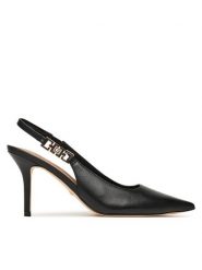Guess Szpilki FLTNS4 LEA05 Czarny. Czarne szpilki damskie Guess, z aplikacjami, ze skóry, bez obcasa, na szpilce, bez zapięcia. Za 489.99 zł.