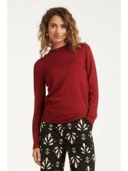 Smashed Lemon Sweter w kolorze bordowym rozmiar: 3XL. Czerwone swetry klasyczne damskie Smashed Lemon, xl, bez kołnierzyka. Za 104.99 zł.