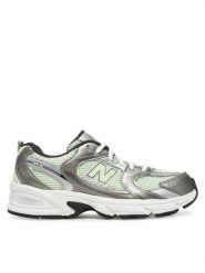 New Balance Sneakersy GR530ADF Srebrny. Szare buty sportowe dziewczęce New Balance, z materiału, bez zapięcia. Za 289.99 zł.