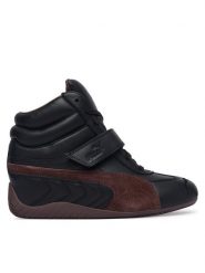Puma Sneakersy Speedcat Wedge Croc Wns 408120 02 Czarny. Czarne obuwie sportowe damskie Puma, ze skóry, bez zapięcia. Za 559.99 zł.