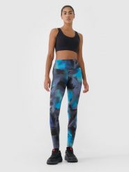 4F Legginsy treningowe z wysokim stanem damskie - multikolor XS. Legginsy sportowe damskie 4F, s, bez wzorów, z dzianiny, z podwyższonym stanem, na fitness i siłownię. W wyprzedaży za 99.99 zł.