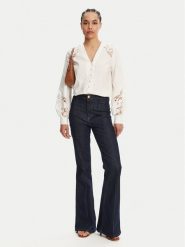 TWINSET Koszula 251TT2333 Écru Regular Fit. Koszule damskie Twinset, bez wzorów, z bawełny, bez kołnierzyka, bez ramiączek. Za 769.99 zł.