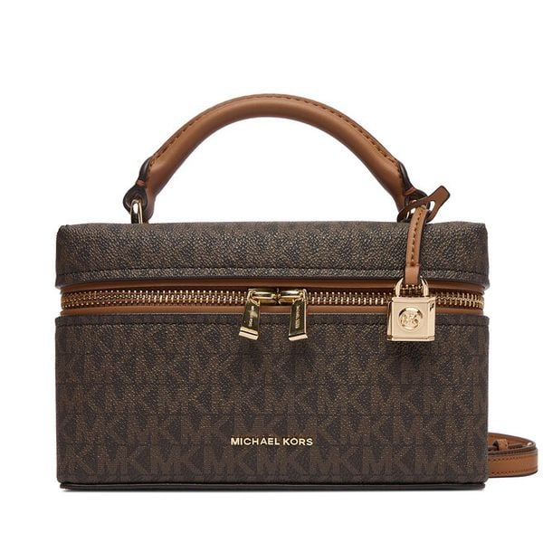 Torebka MICHAEL Michael Kors. Brązowe torebki klasyczne damskie MICHAEL Michael Kors, bez dodatków. Za 819.99 zł.