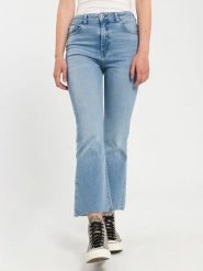 Cross Jeans Dżinsy - Flare fit - w kolorze błękitnym rozmiar: W26. Niebieskie jeansy damskie Cross Jeans, z podwyższonym stanem. Za 65.85 zł.