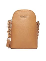 Nine West Torebka CEO-BRAVE-LA374-4086 Brązowy. Brązowe listonoszki damskie Nine West, bez wzorów, z materiału, bez dodatków. Za 129.99 zł.