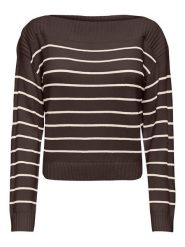 ONLY Sweter w kolorze brązowym rozmiar: XL. Brązowe swetry klasyczne damskie Only, xl, bez kołnierzyka. Za 89.95 zł.