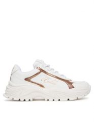Versace Jeans Couture Sneakersy 79VA3SV6 Biały. Białe obuwie sportowe damskie Versace Jeans Couture, z jeansu, bez zapięcia. Za 689.99 zł.
