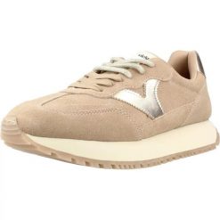 Buty VICTORIA 1157118V Beżowy. Brązowe obuwie trekkingowe damskie Victoria, z tkaniny, bez zapięcia. Za 320.99 zł.