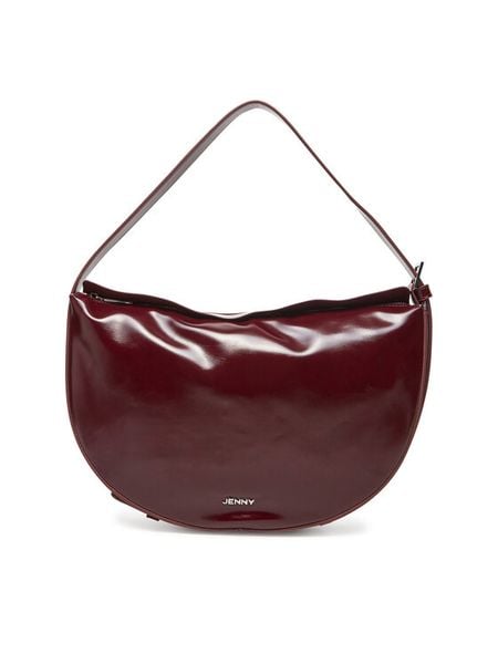 JENNY Torebka C-JNY-M-014-08 Bordowy. Czerwone torebki klasyczne damskie Jenny, z materiału, bez dodatków. Za 149.99 zł.