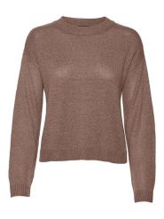 Vero Moda Sweter w kolorze brązowym rozmiar: S. Brązowe swetry klasyczne damskie Vero Moda, s, bez kołnierzyka. Za 65.85 zł.