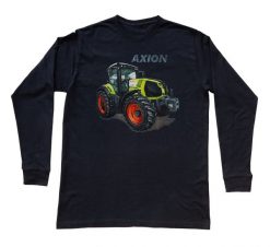 Claas — bluzka z długim rękawem (Rozmiar: XXL (dorosła); Kolor koszulki: czarny; Rodzaj nadruku: Claas). Czarne bluzki damskie nikiniki, s, bez wzorów, z bawełny, bez kołnierzyka, bez ramiączek. Za 99.00 zł.